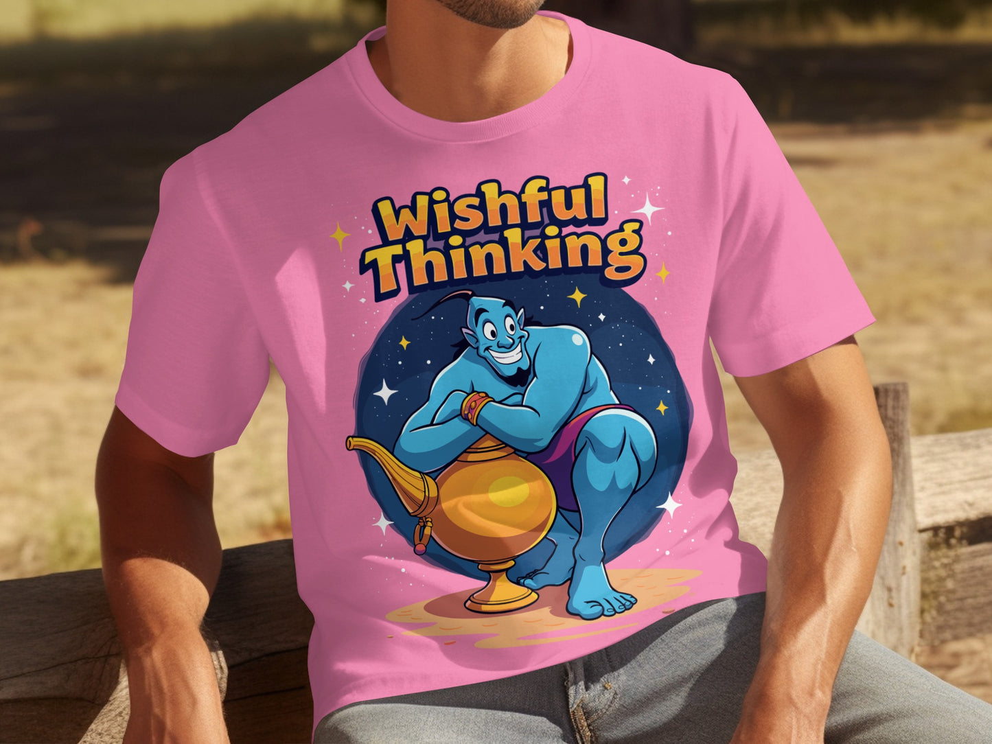 Wishful Thinking Cartoon Character Genie T-Shirt