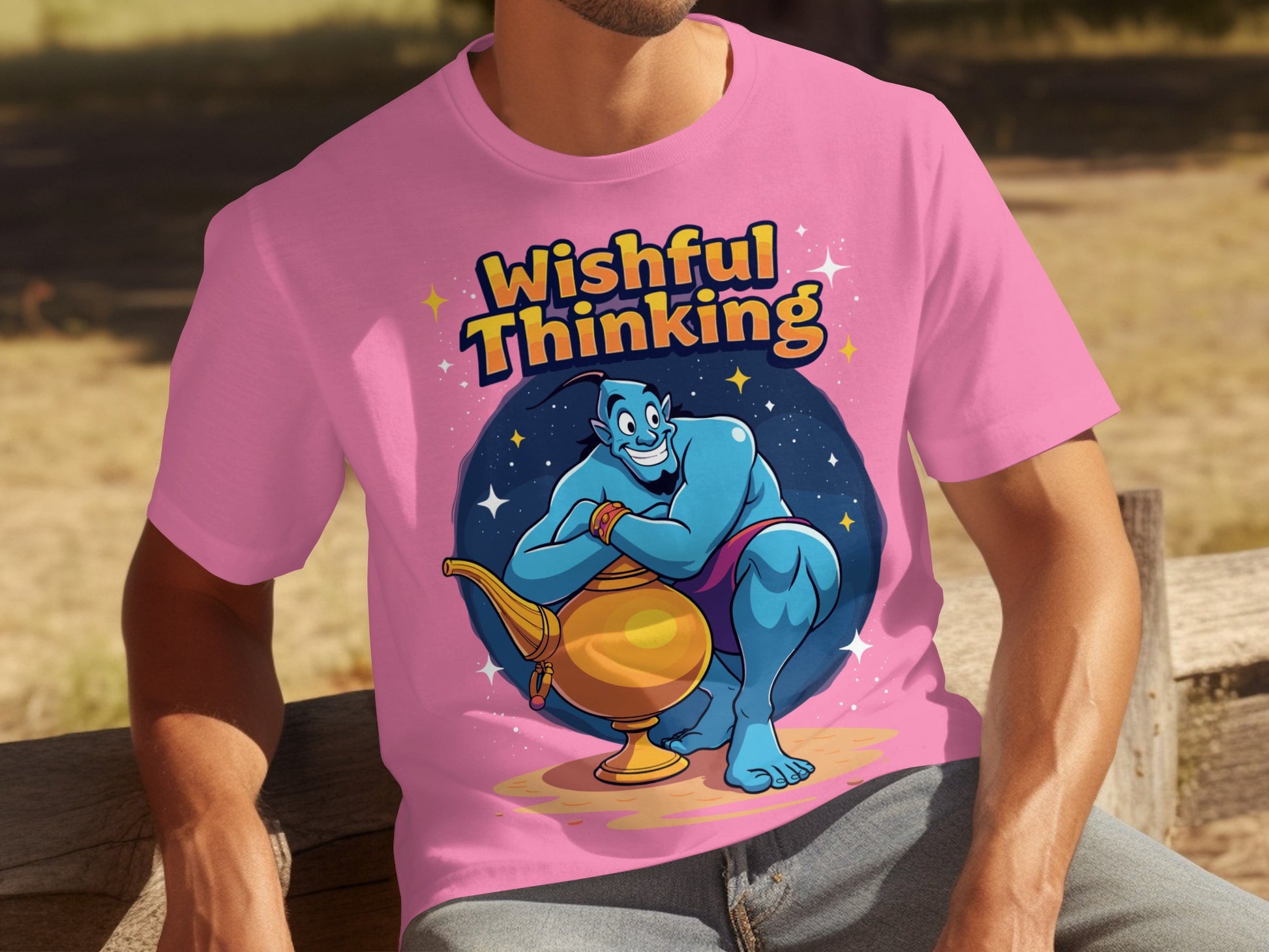Wishful Thinking Cartoon Character Genie T-Shirt