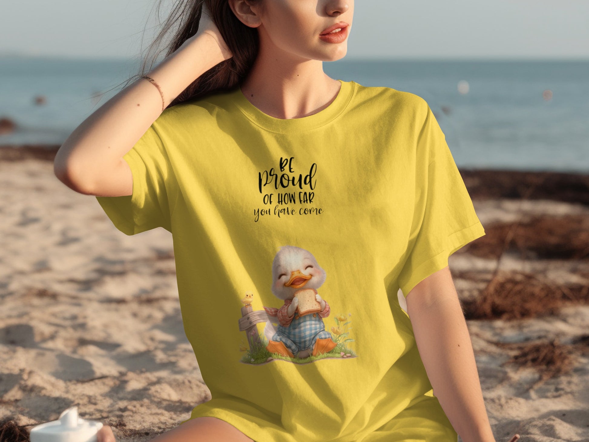 Be Proud of How Far You Have Come Duck T-shirt