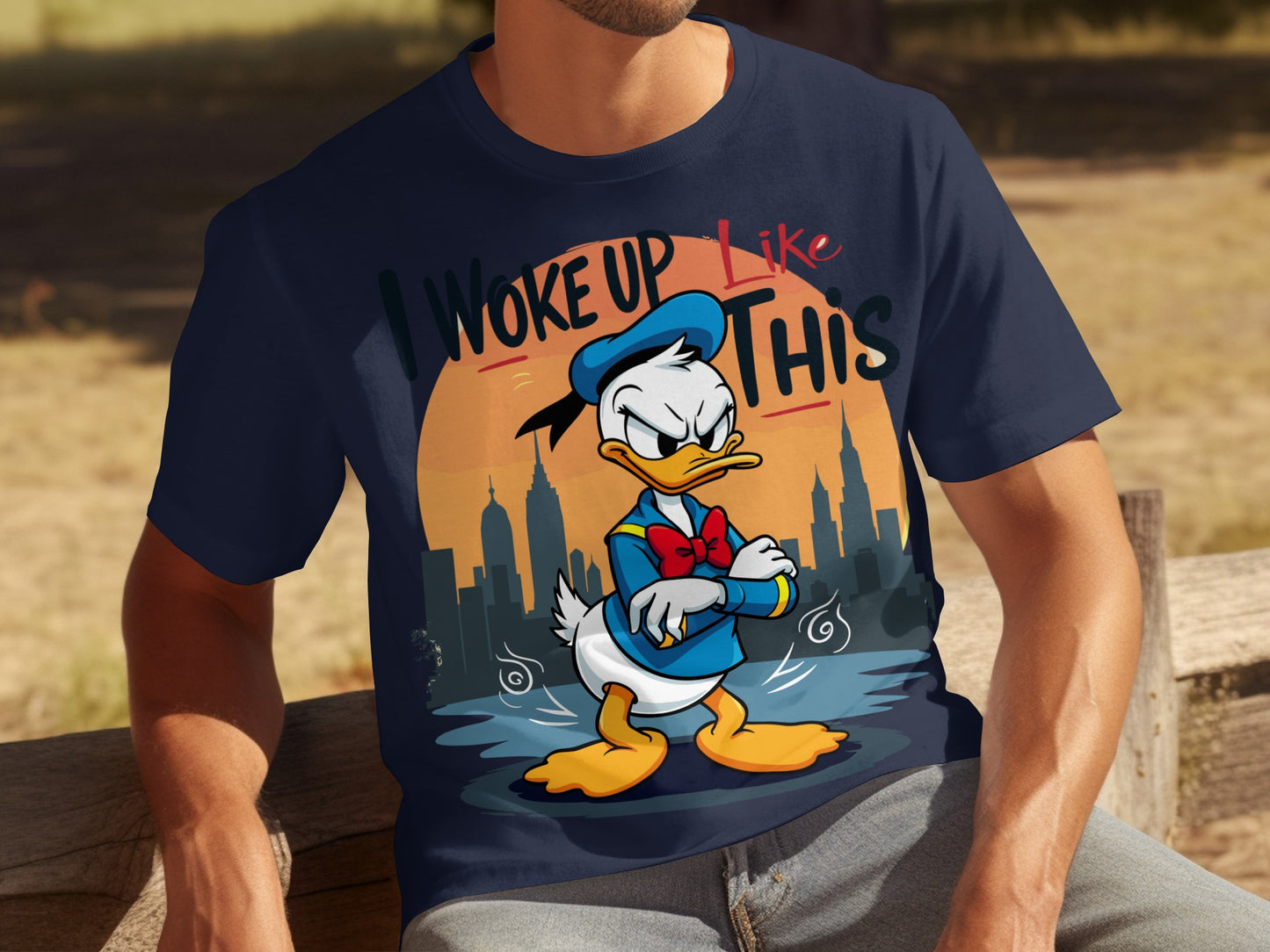 I Woke Up Like This Donald Duck Graphic Tee