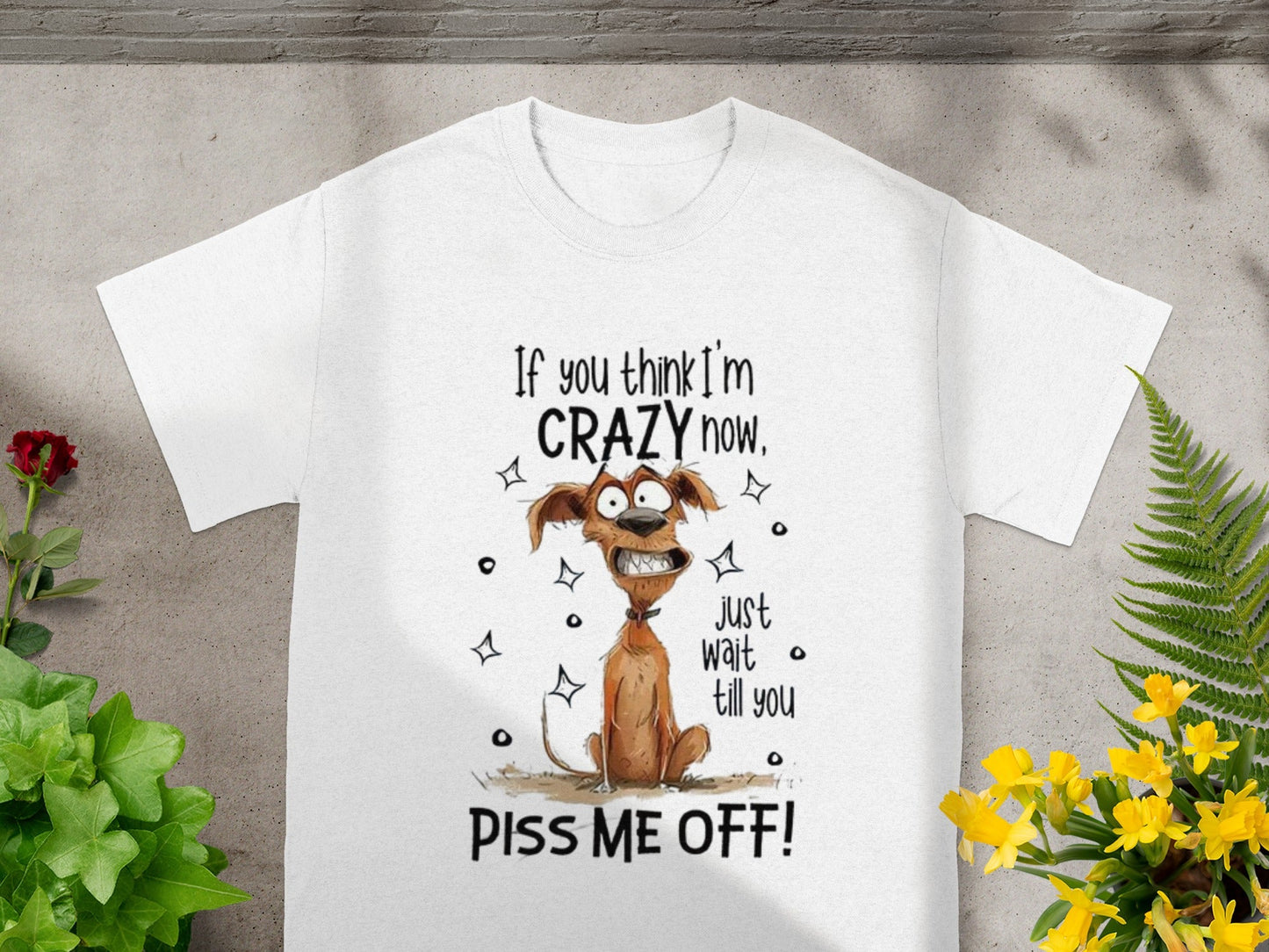 If you think Im crazy now just wait till you piss me off shirt