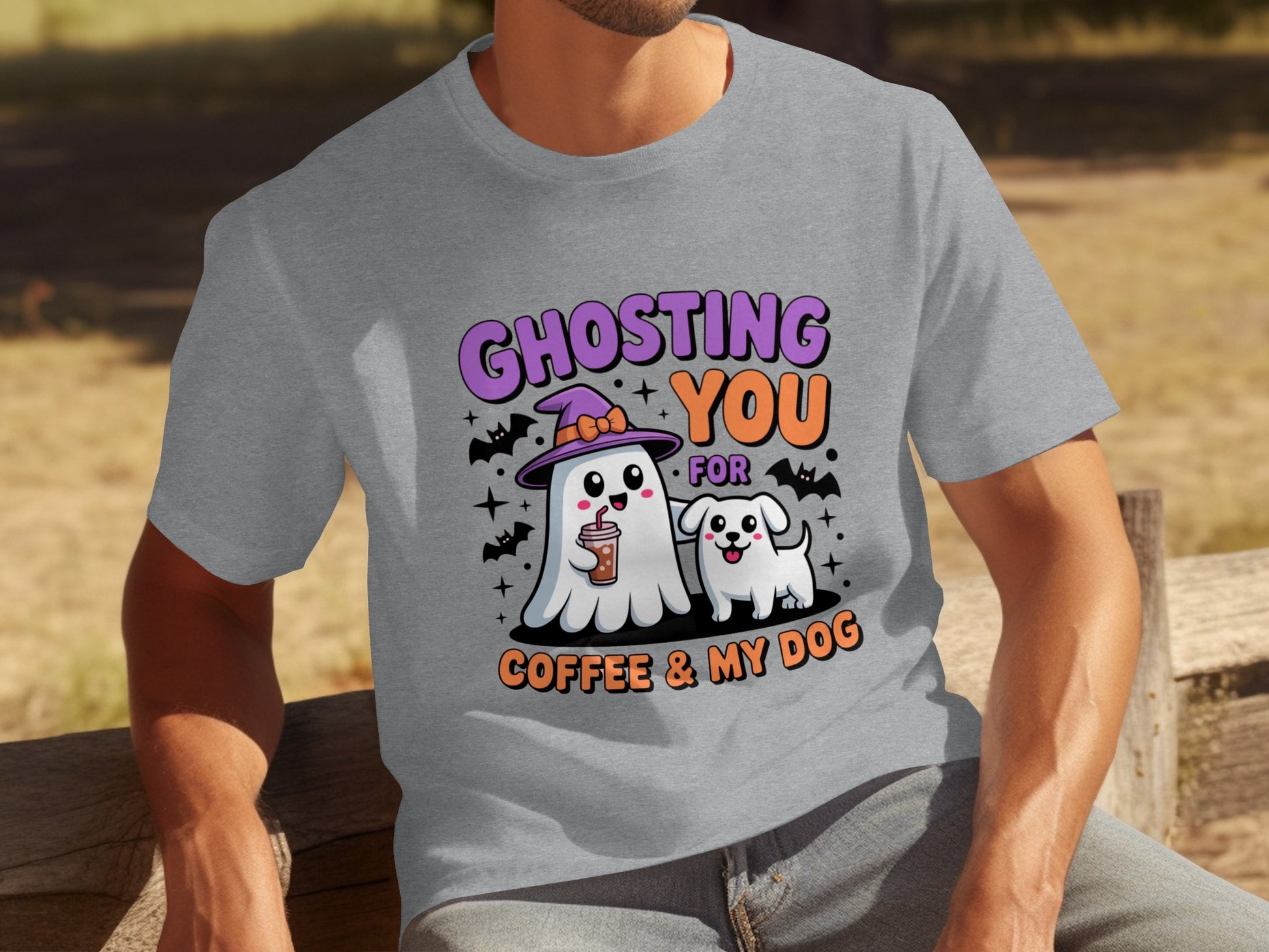 Ghosting You For Coffee and My Dog Graphic Tee