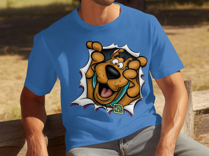 Scooby-Doo Character Graphic Design T-shirt