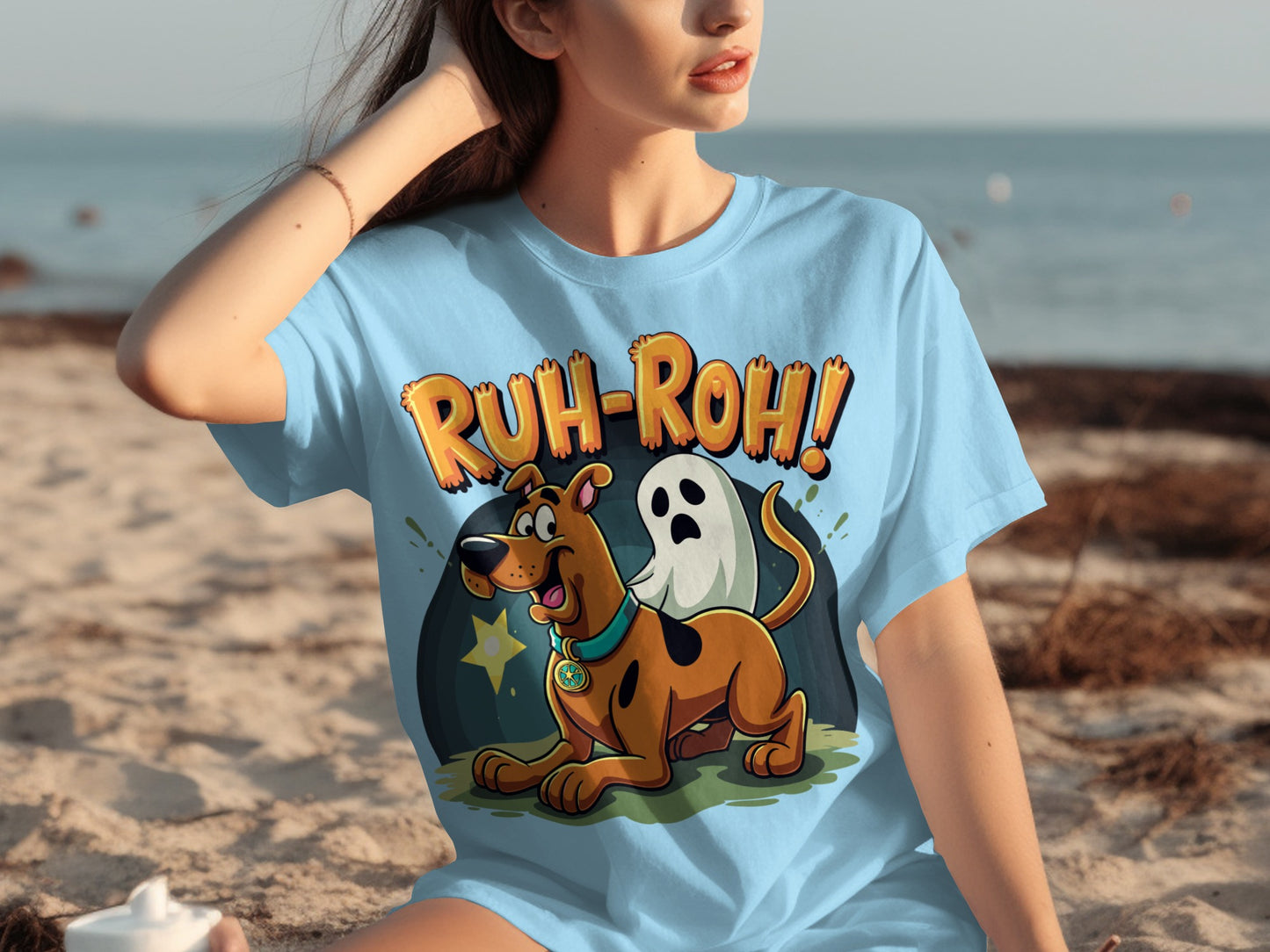 Ruh-Roh! Scooby-Doo Ghost Beach T-shirt