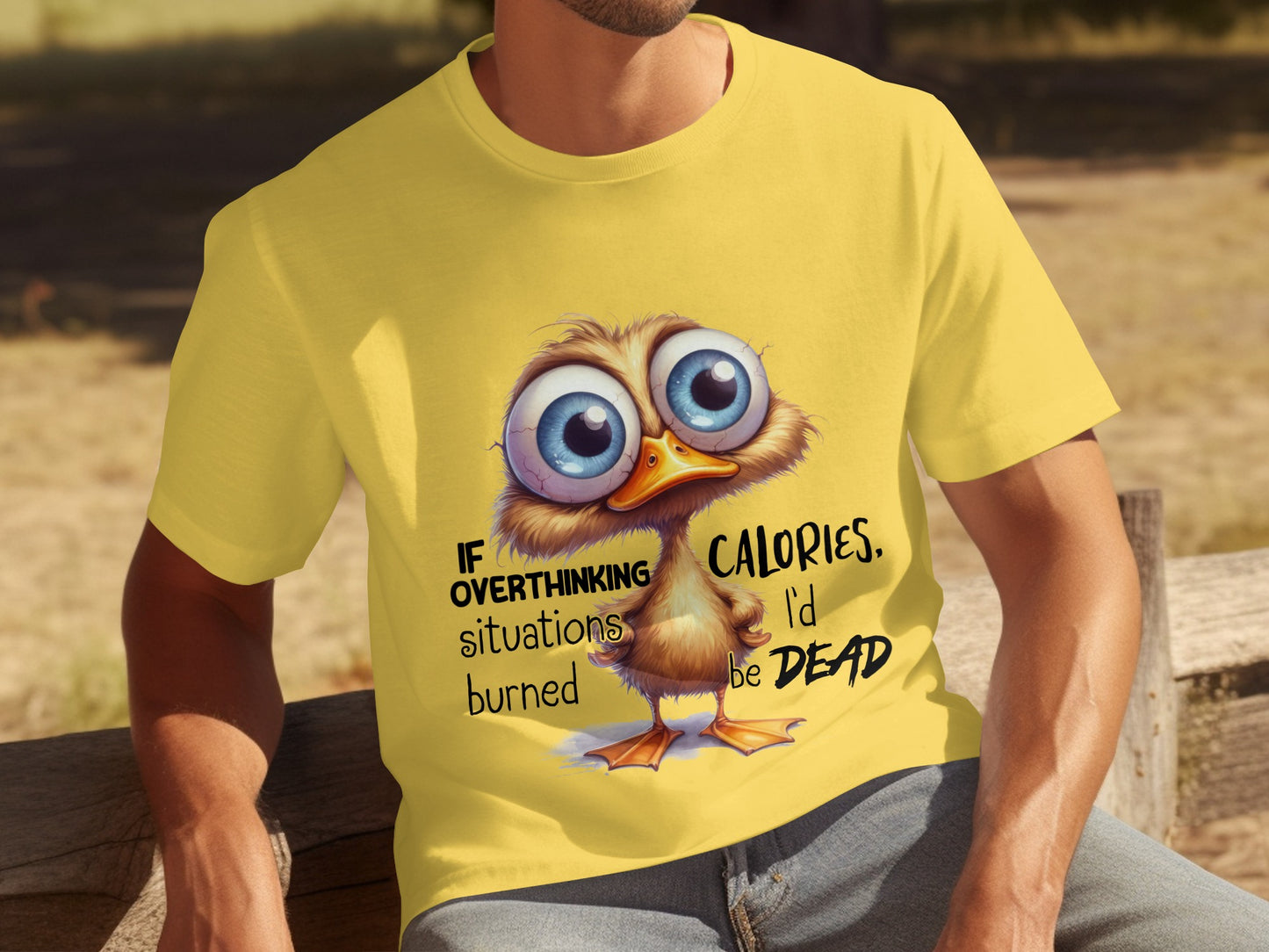 If Overthinking Burned Calories Funny Yellow Shirt