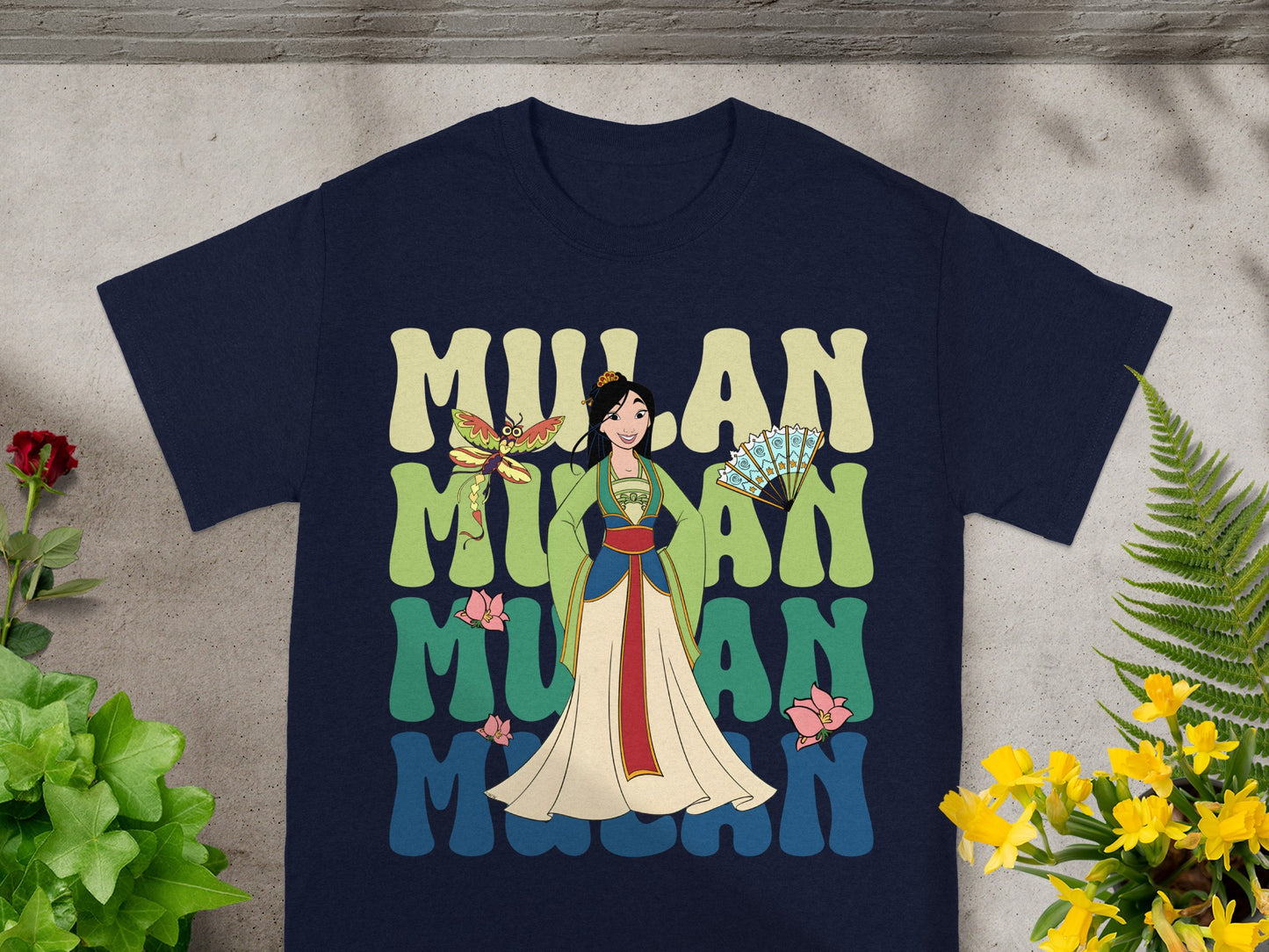 Mulan: Warrior Spirit Retro T-Shirt