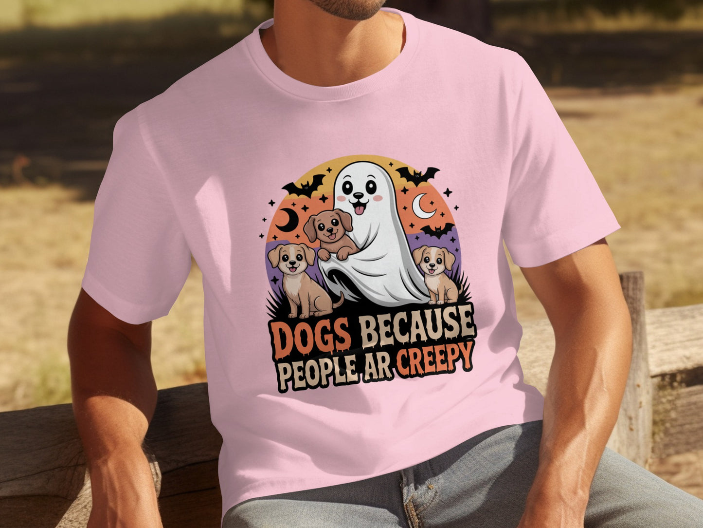Dogs Because People Are Creepy Halloween T-shirt