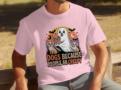 Dogs Because People Are Creepy Halloween T-shirt