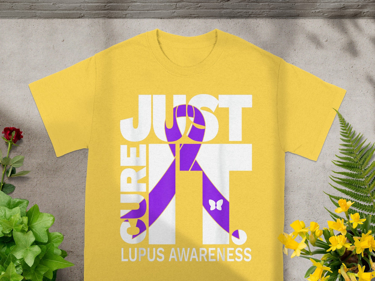 Just Cure It Lupus Awareness Graphic T-Shirt