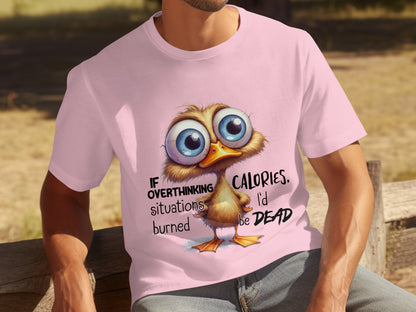 Funny Overthinking Situations Burned Calories T-shirt