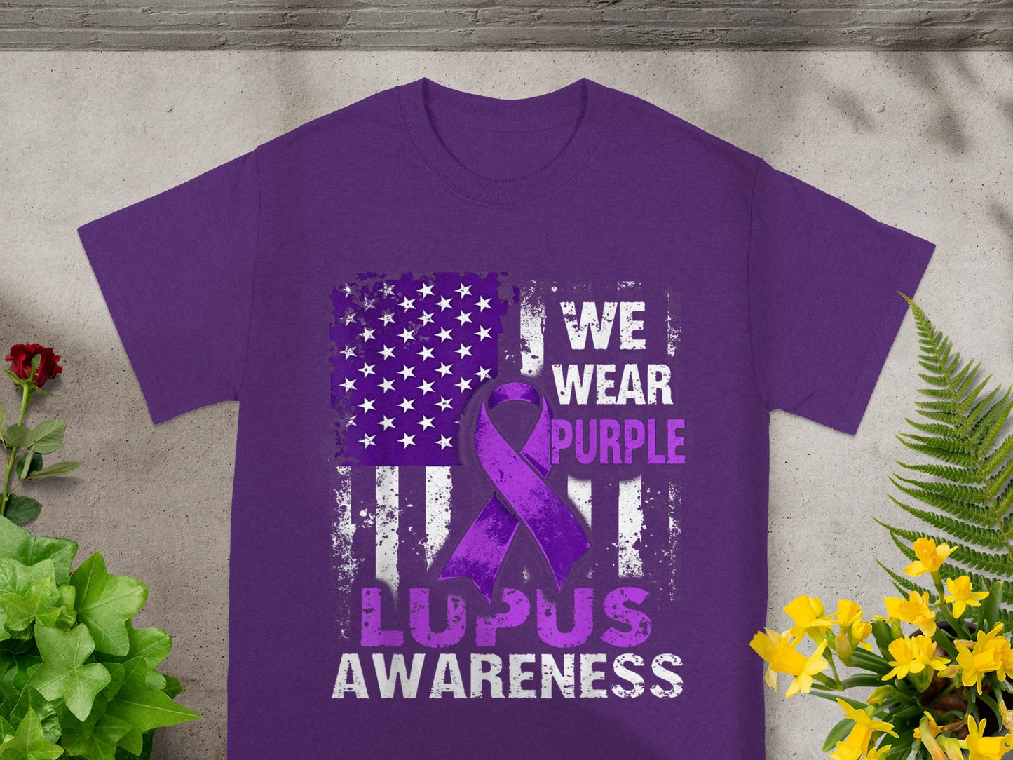 We Wear Purple Lupus Awareness T-Shirt
