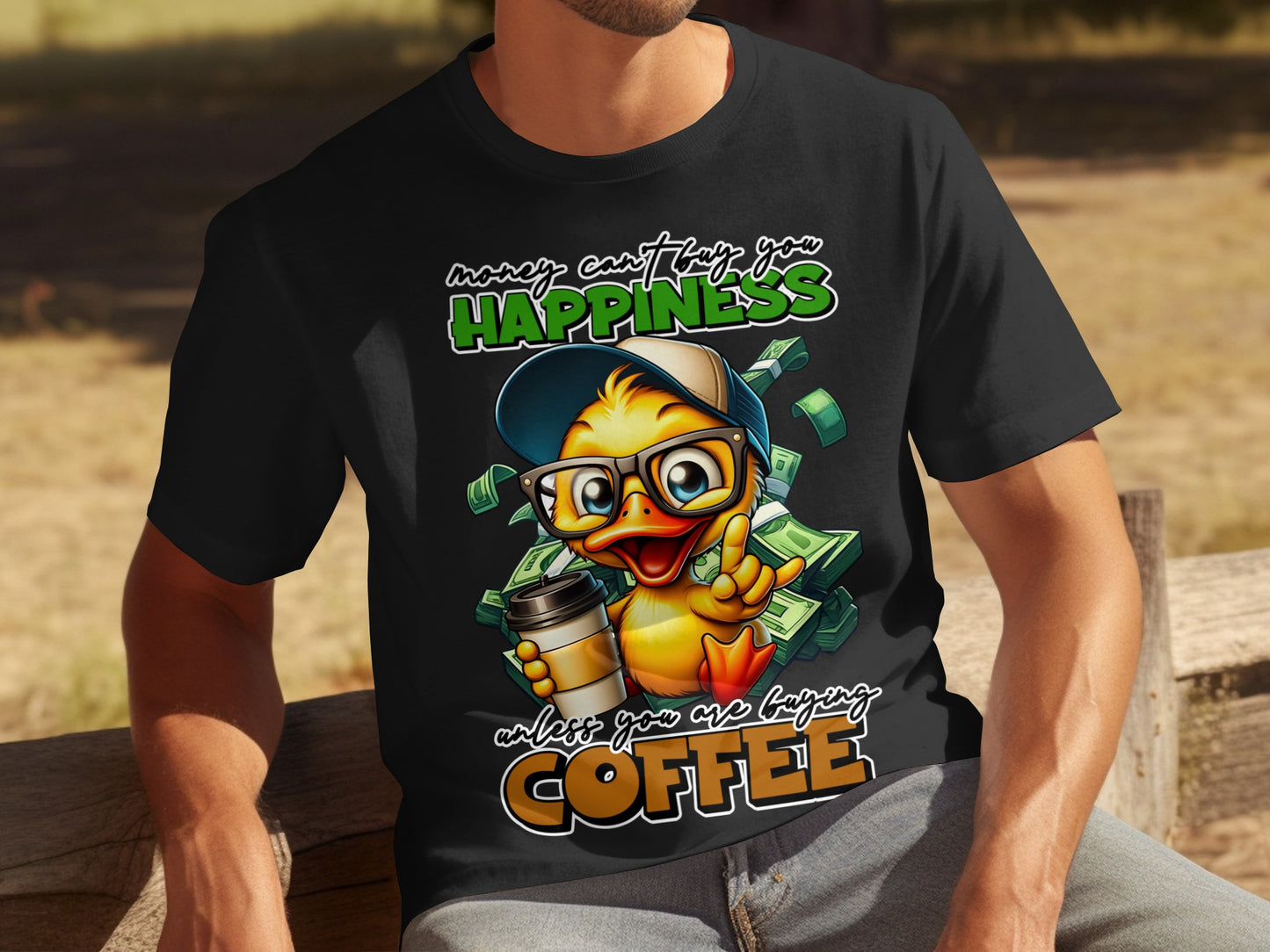 Money Can't Buy Happiness Unless It's Coffee T-shirt