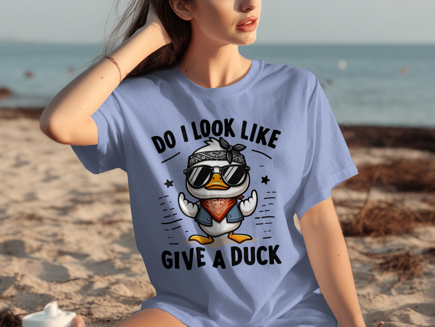 Do I Look Like Give A Duck Graphic T-Shirt