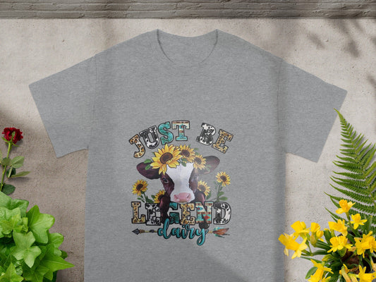 Just Be Legendary Dairy Graphic T-shirt Design