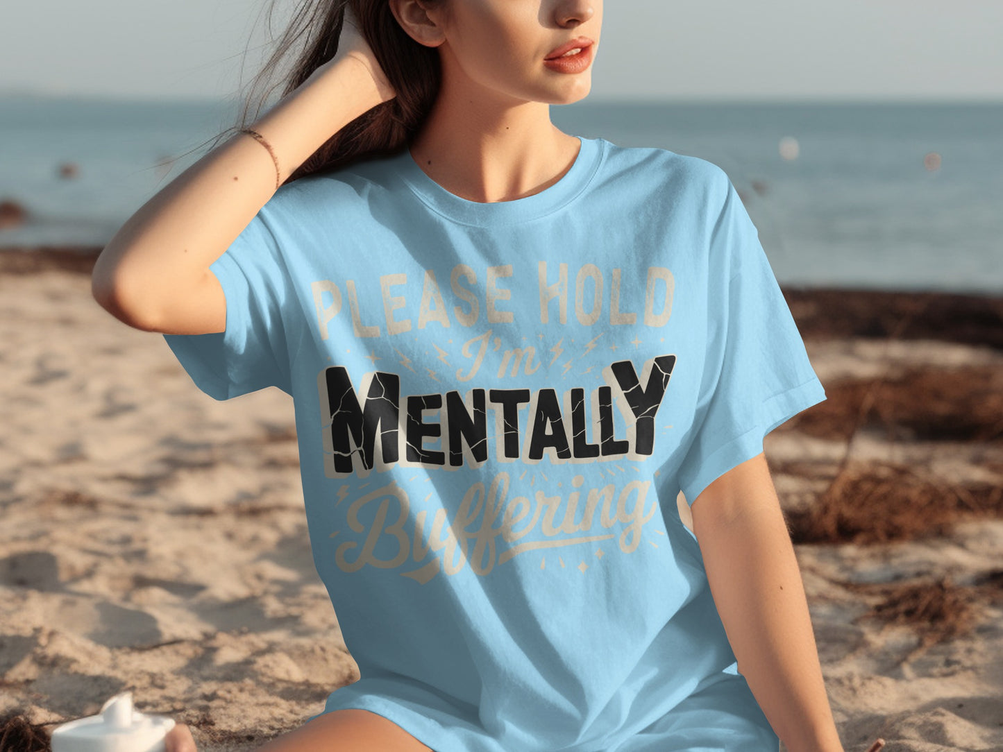 Please Hold I'm Mentally Buffering T-shirt