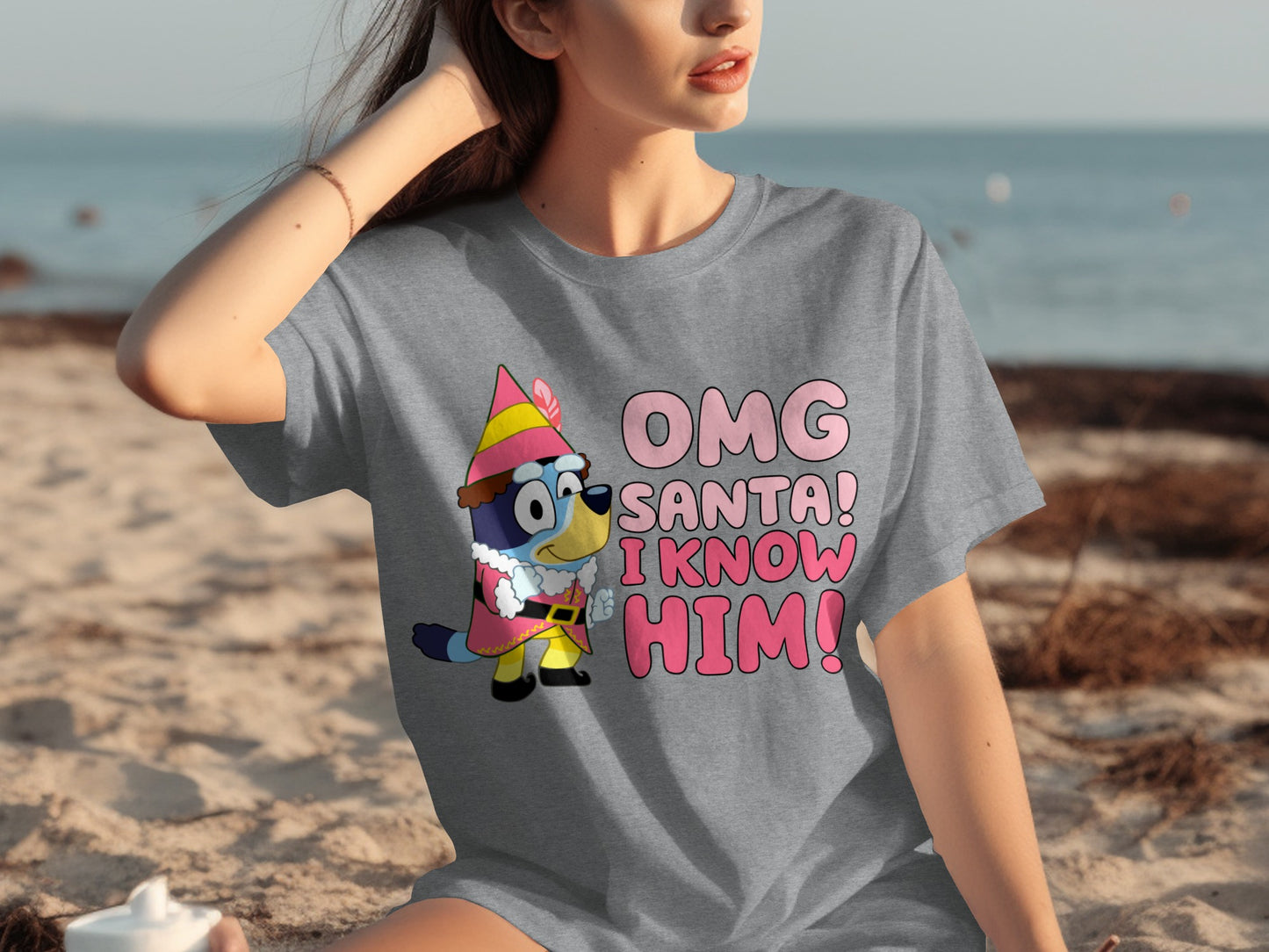 OMG Santa I Know Him Cartoon Character Shirt