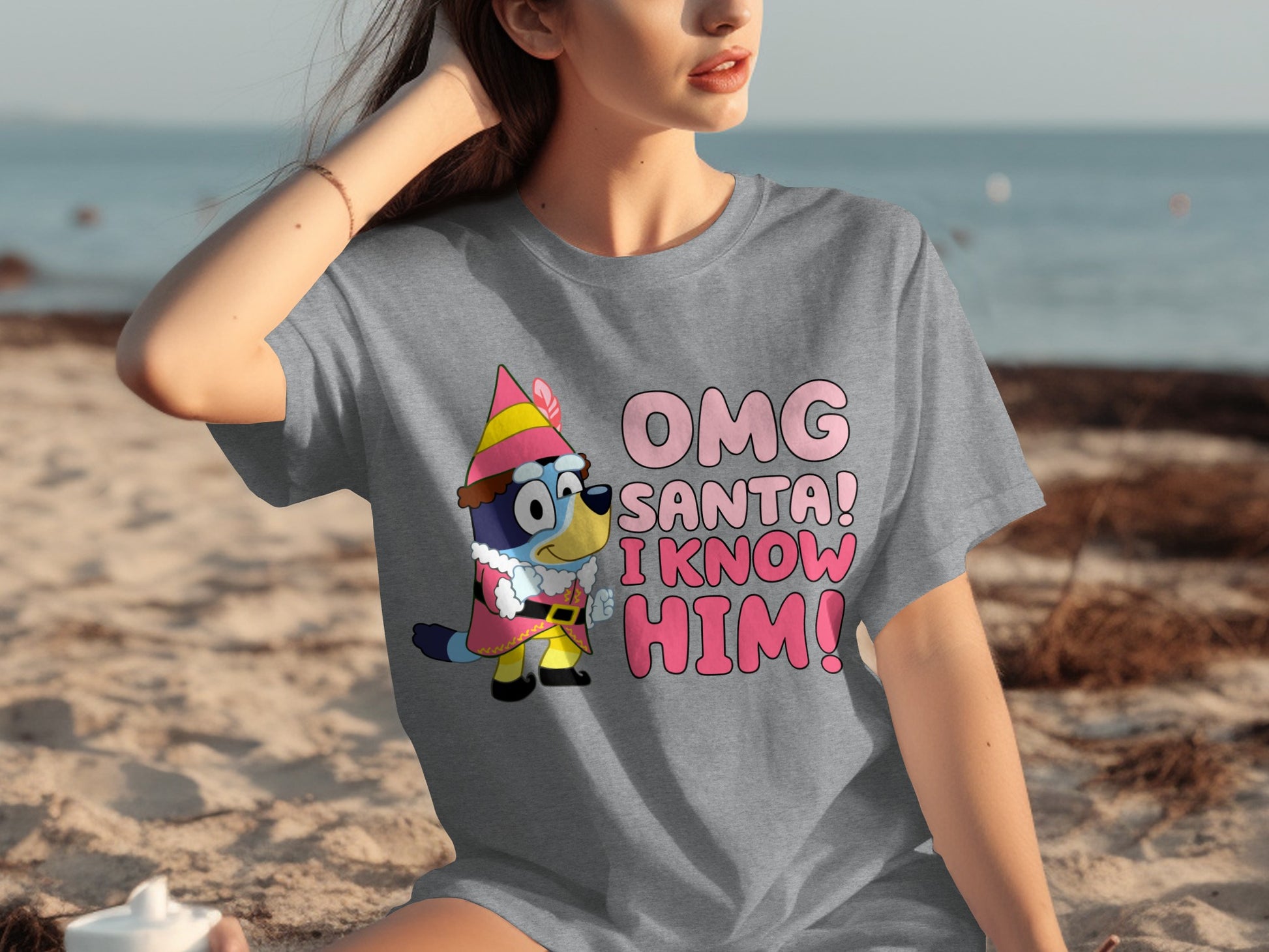 OMG Santa I Know Him Cartoon Character Shirt