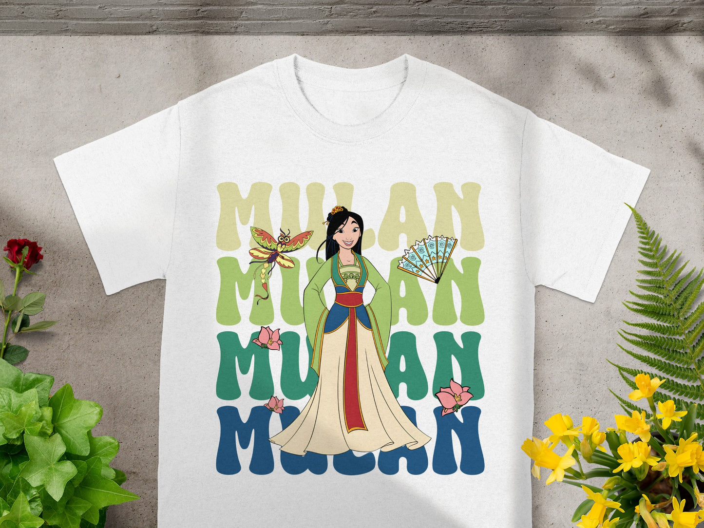 Mulan: Warrior Spirit Retro T-Shirt