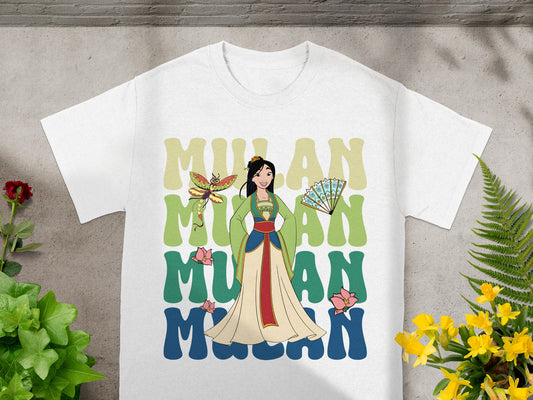 Mulan: Warrior Spirit Retro T-Shirt