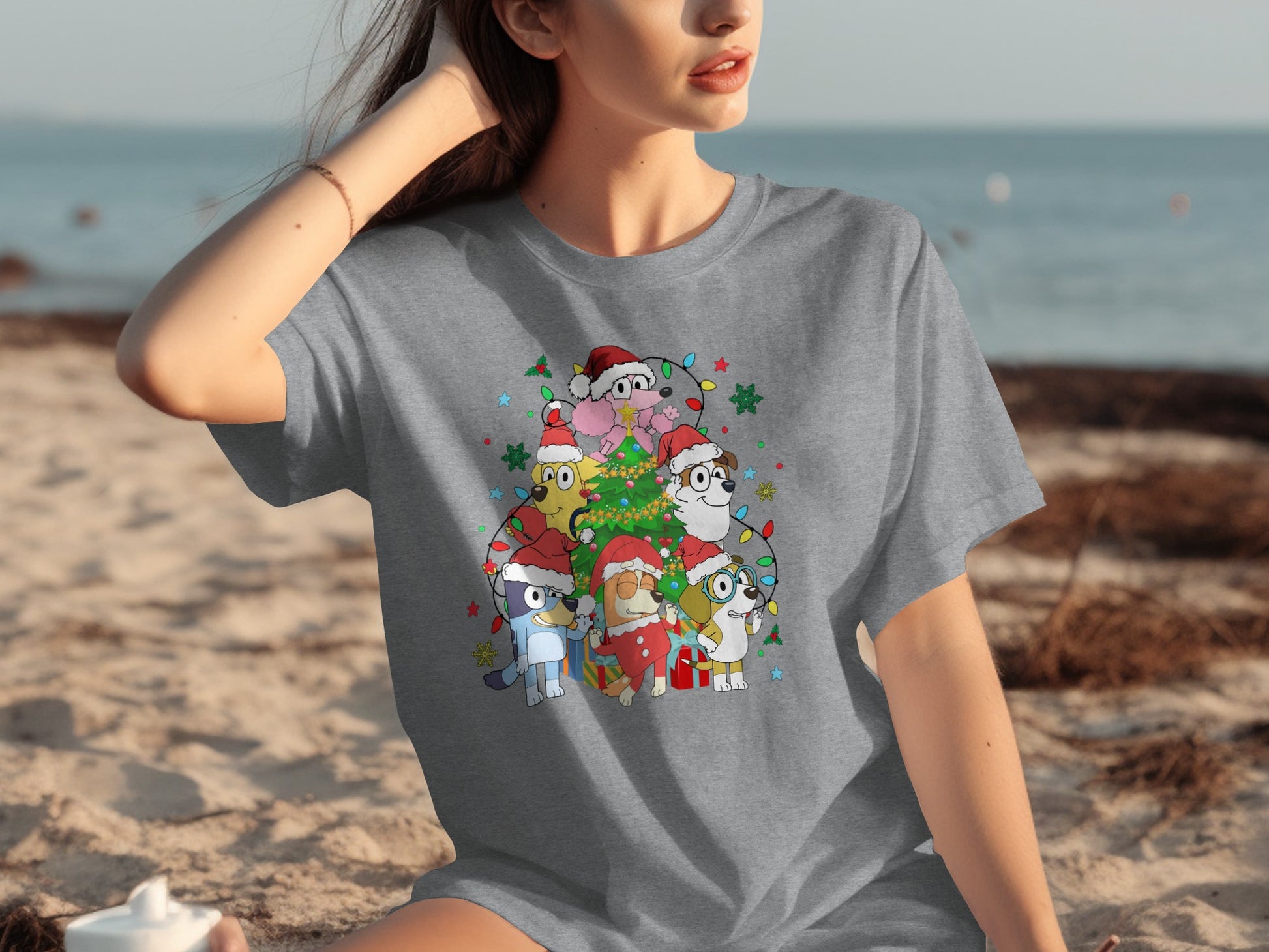 Festive Cartoon Holiday Design Christmas T-shirt