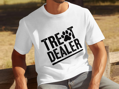 Treat Dealer Funny Graphic Tee for Dog Lovers Shirt