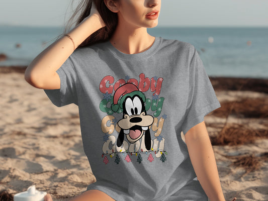 Goofy Christmas Design Holiday Graphic T-shirt