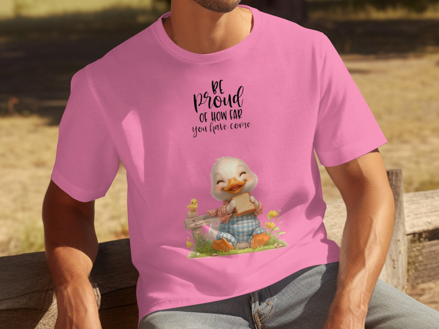 Be Proud of How Far You Have Come Duck T-Shirt