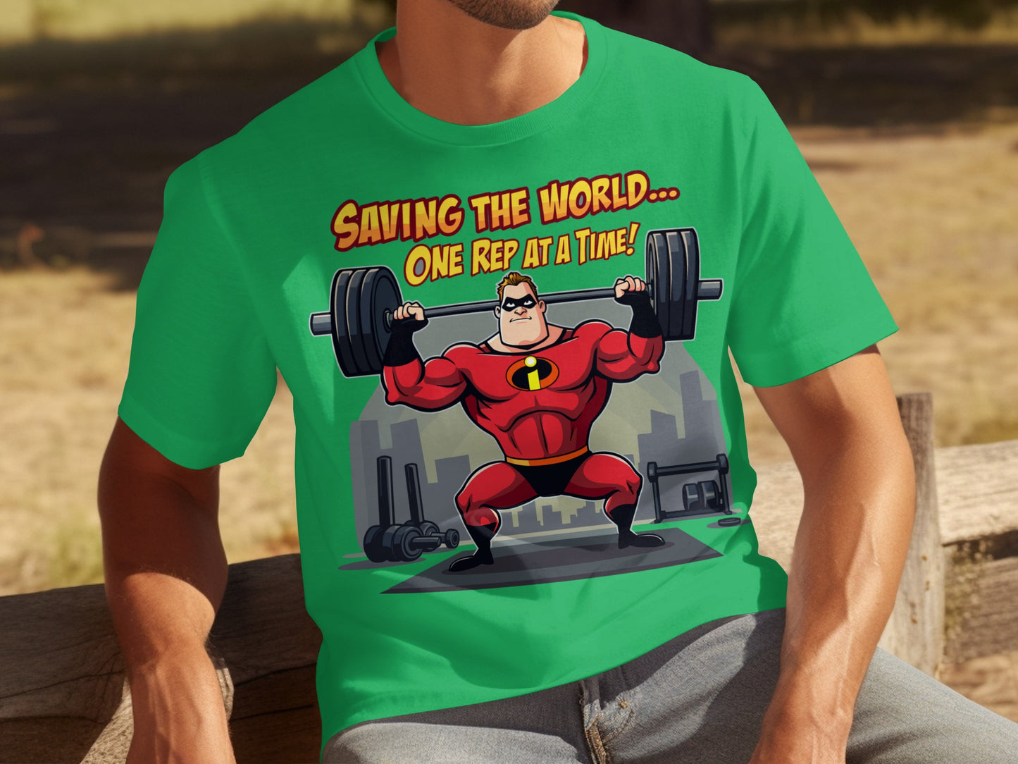 Saving the World One Rep at a Time T-shirt
