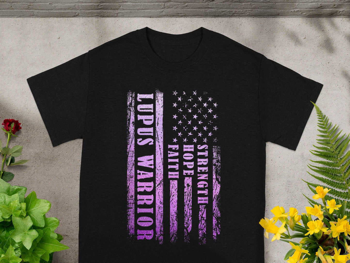Lupus Warrior Strength Hope Faith Inspirational Shirt