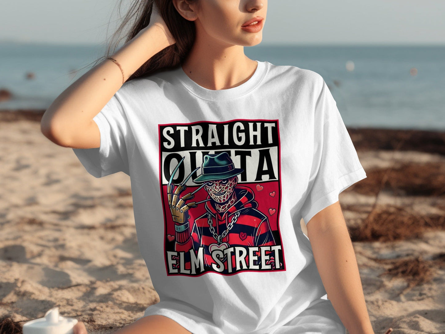 Straight Outta Elm Street Graphic T-shirt