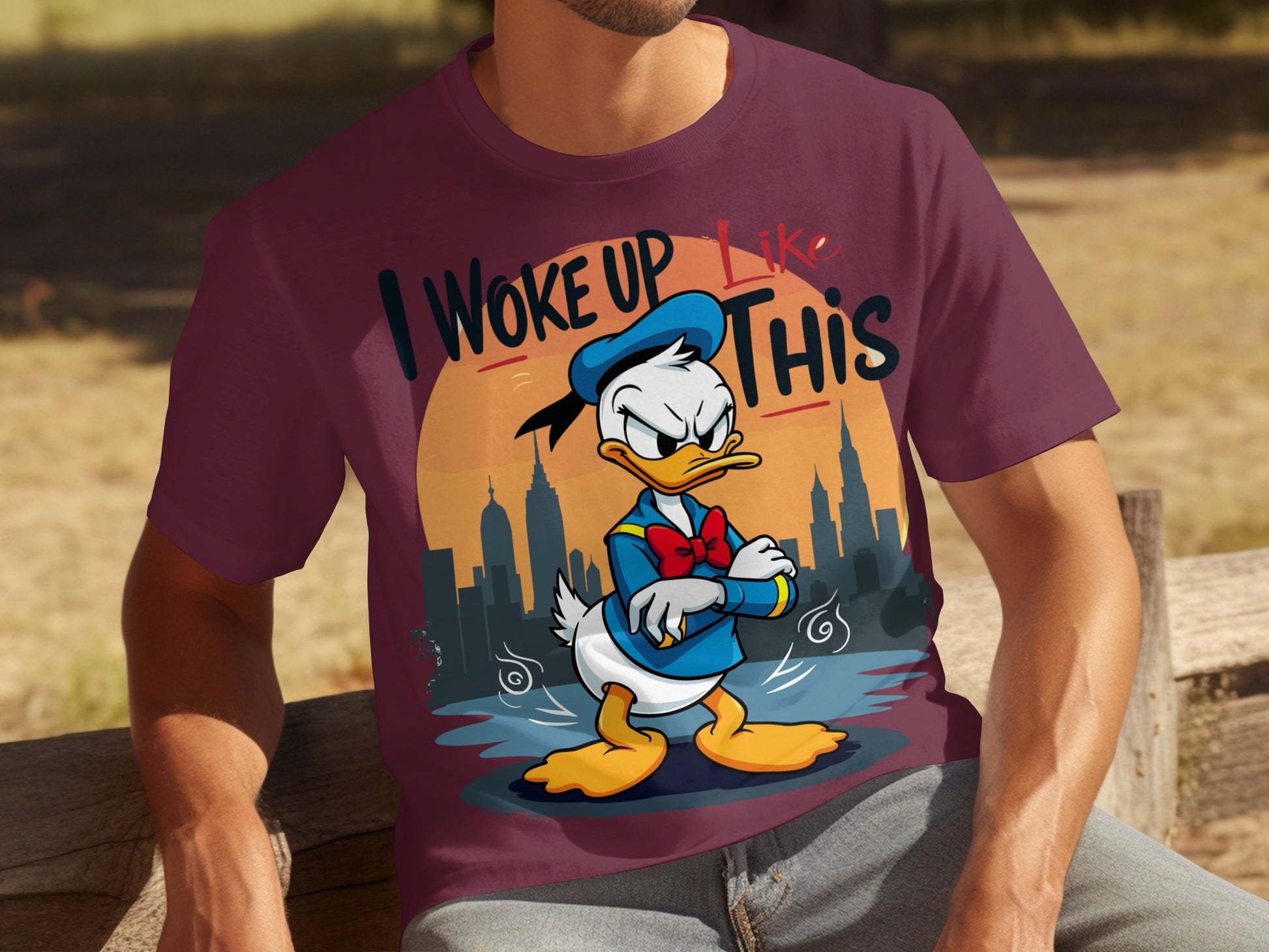I Woke Up Like This Donald Duck Graphic T-Shirt