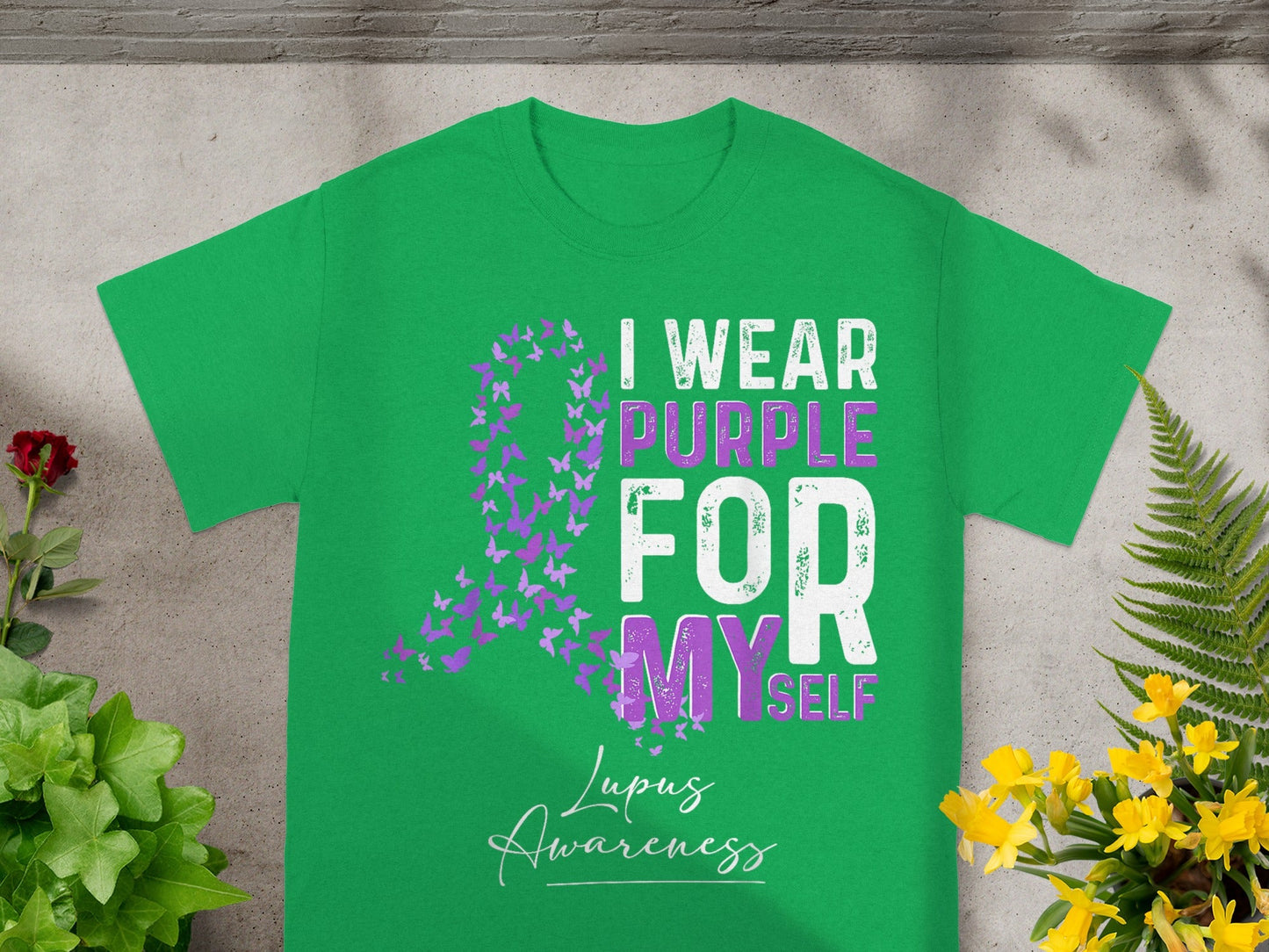 I Wear Purple For My Self Lupus Awareness T-Shirt