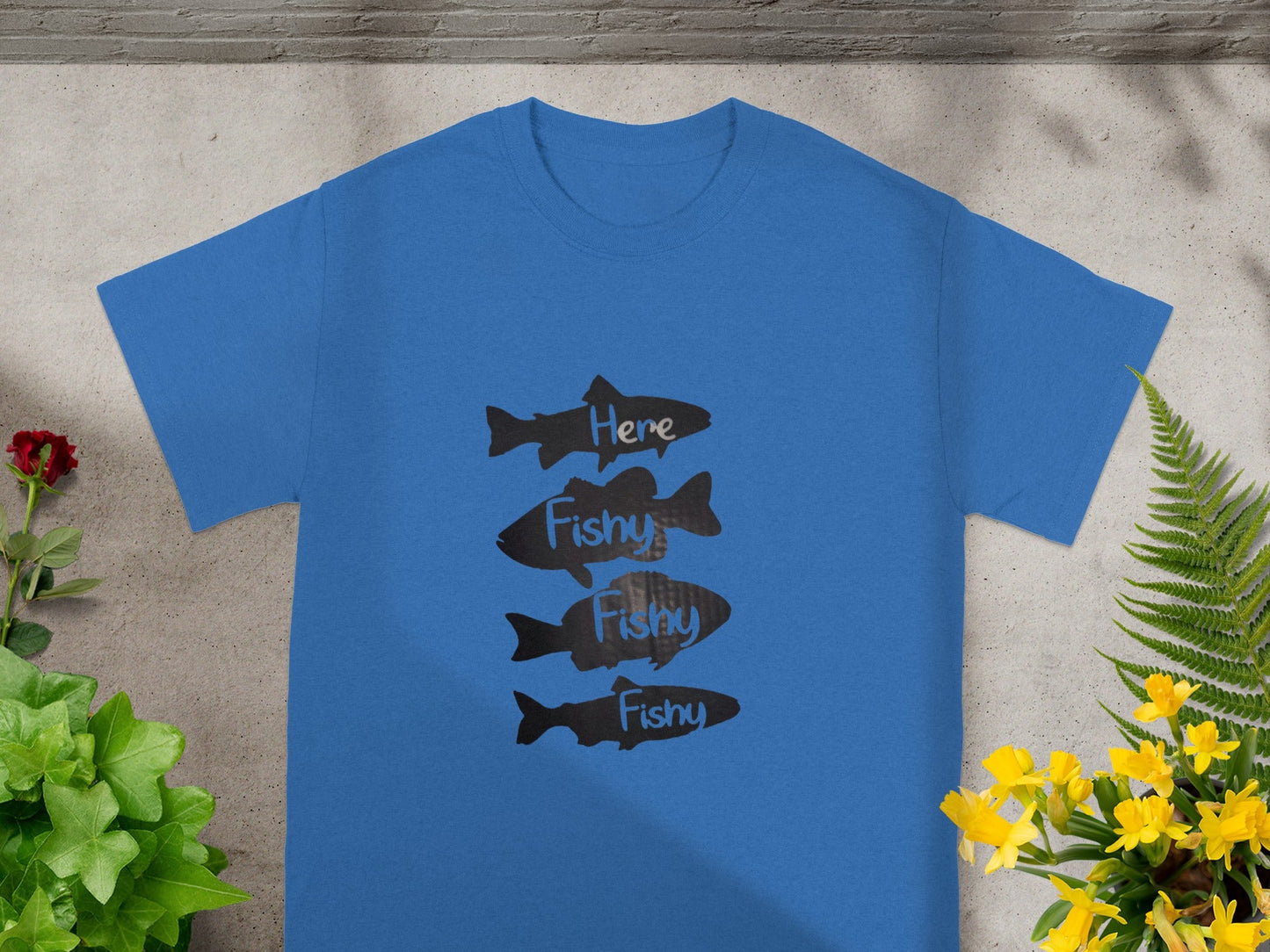 Here Fishy Fishy Fishy Graphic Tee
