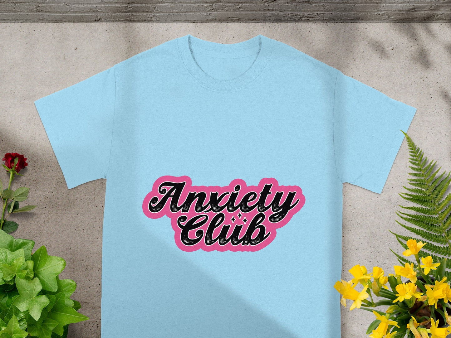 Anxiety Club Graphic Tee Trendy Unisex T-Shirt
