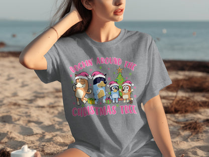Rockin' Around The Christmas Tree Graphic Tee