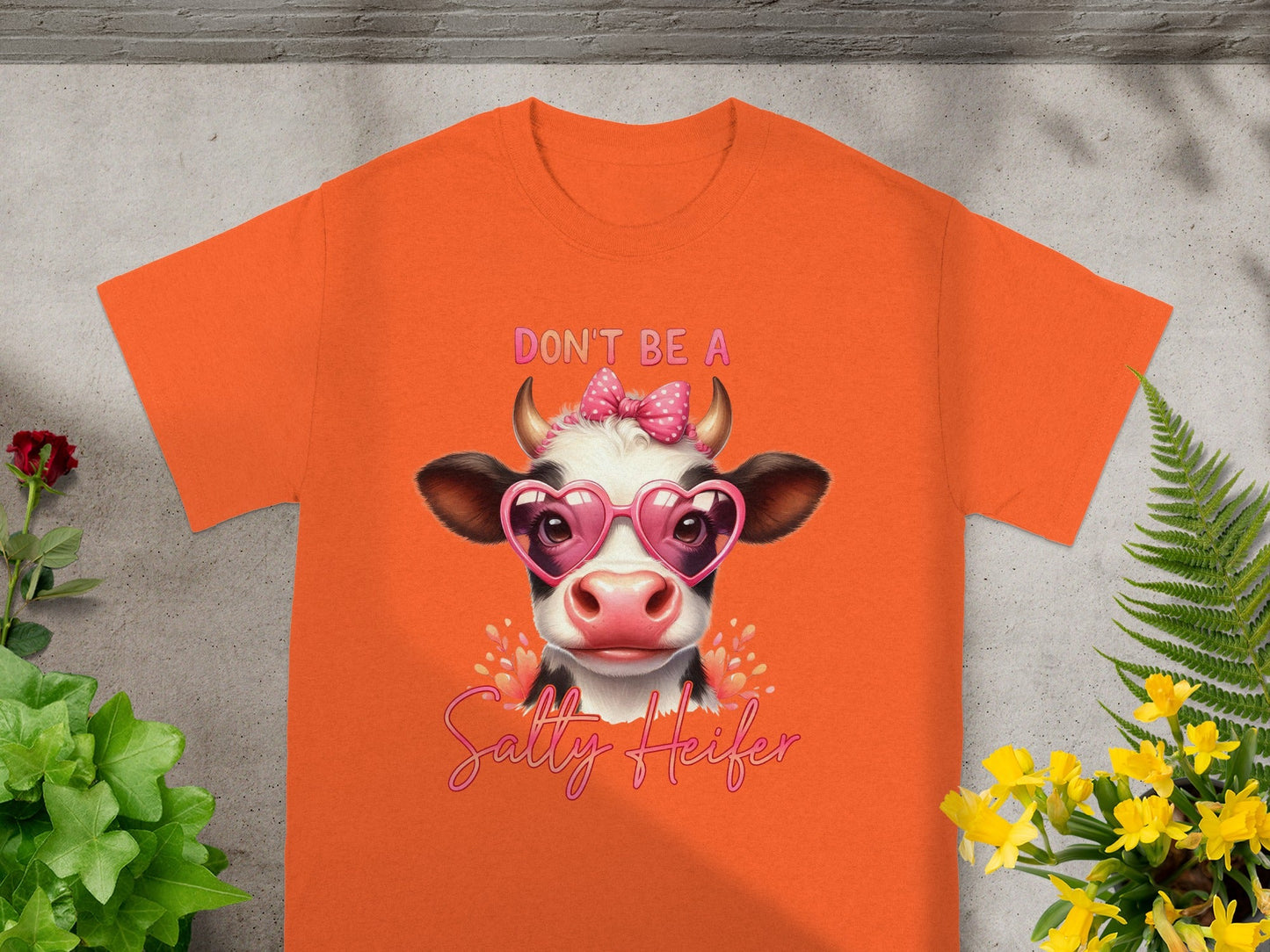 Don't Be A Salty Heifer with Cute Cow Shirt