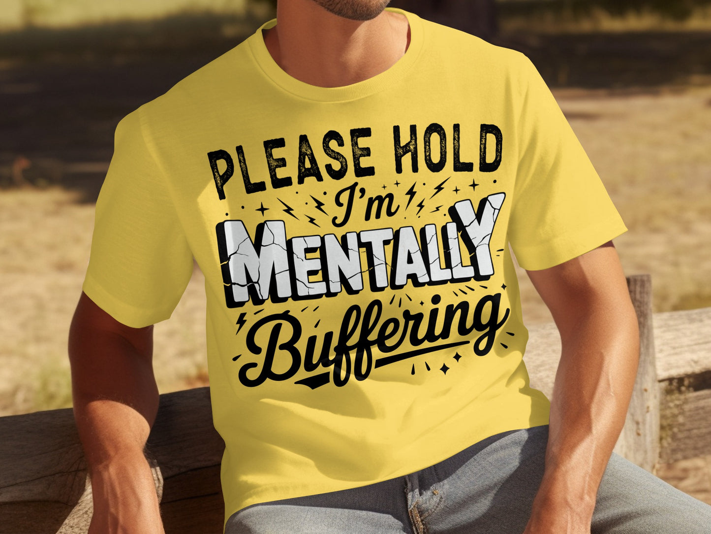 Please Hold I'm Mentally Buffering T-shirt