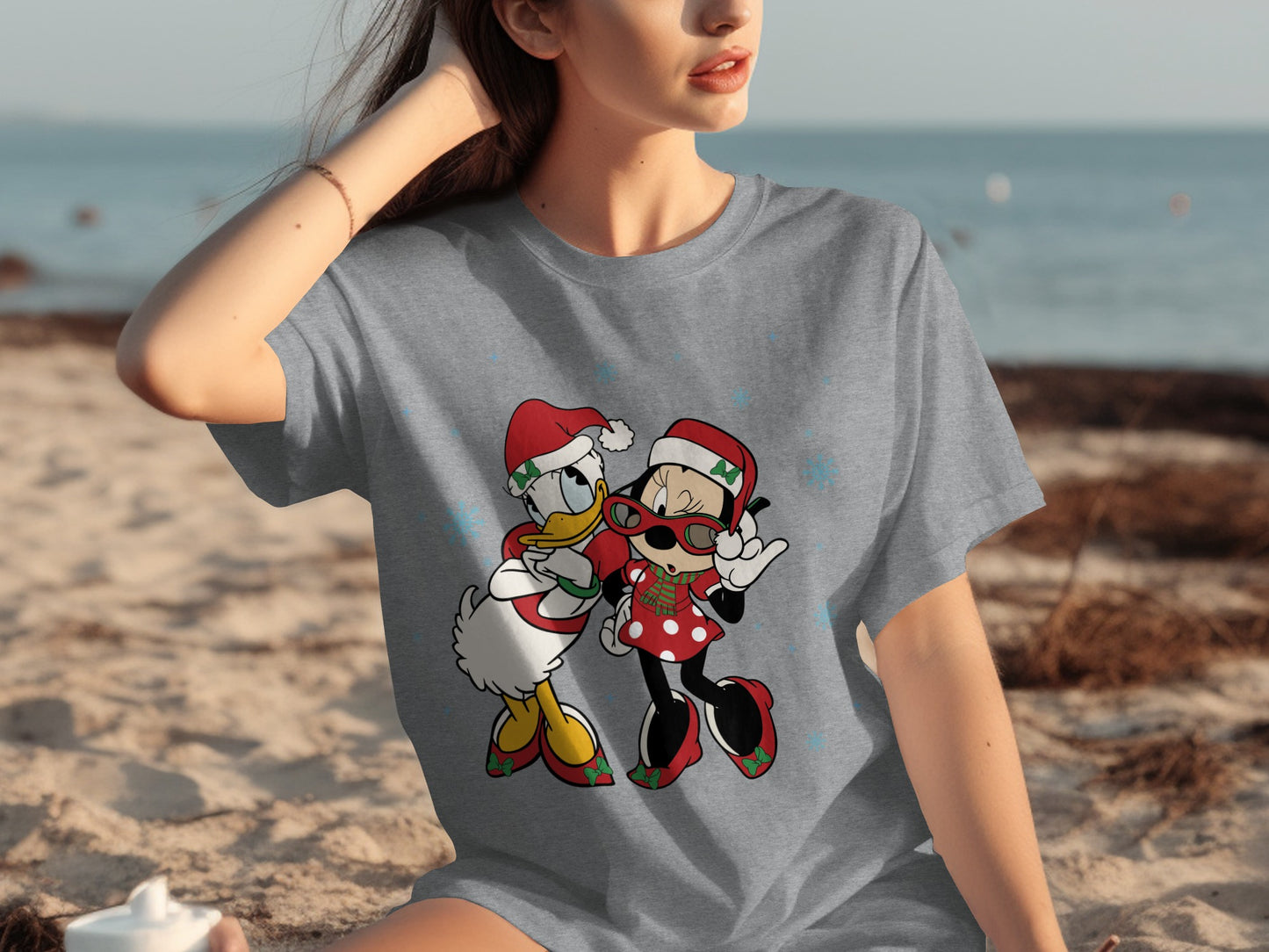 Donald Duck and Minnie Mouse Christmas T-Shirt
