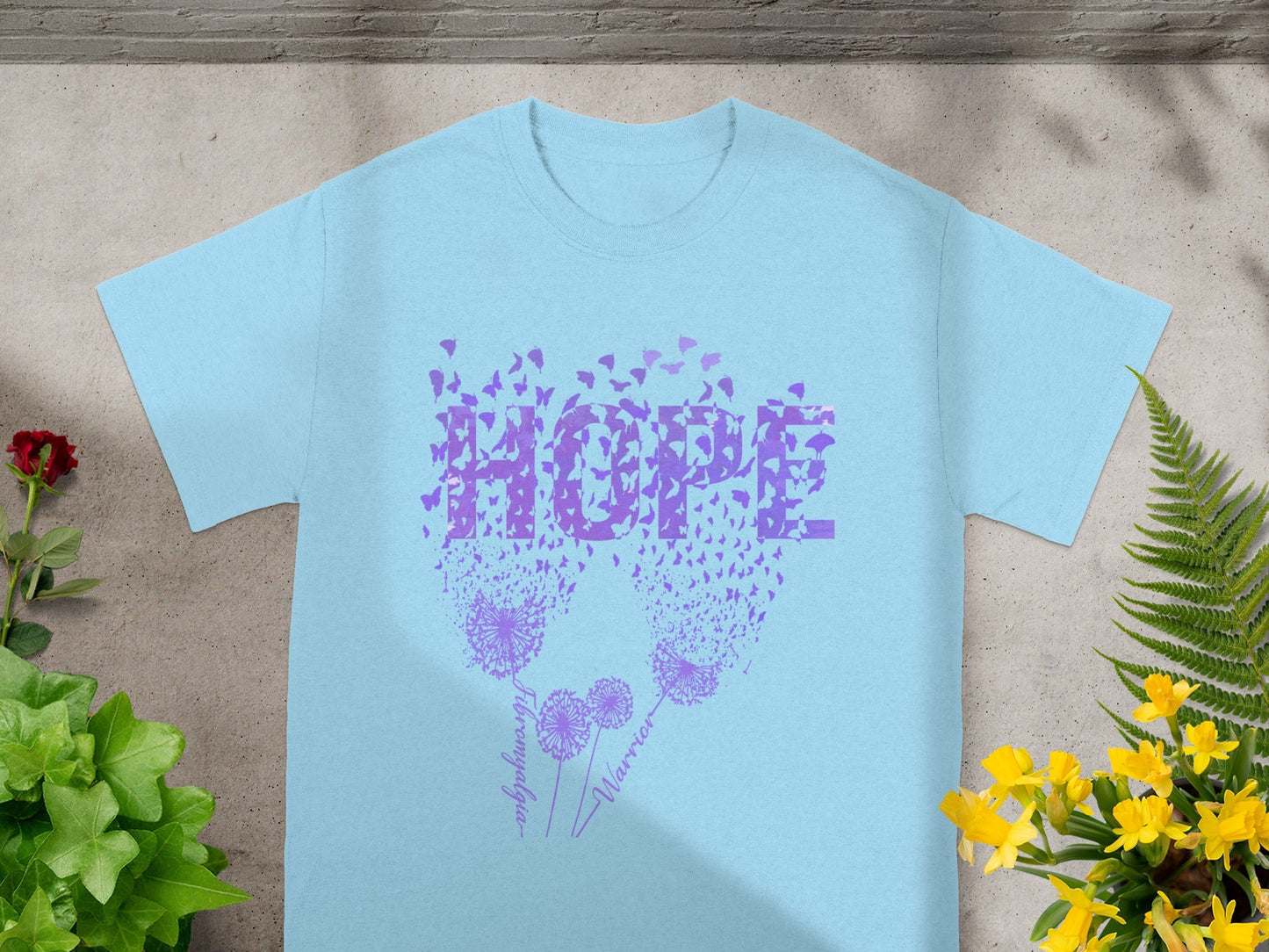 Inspirational Hope Dandelion and Butterflies Shirt