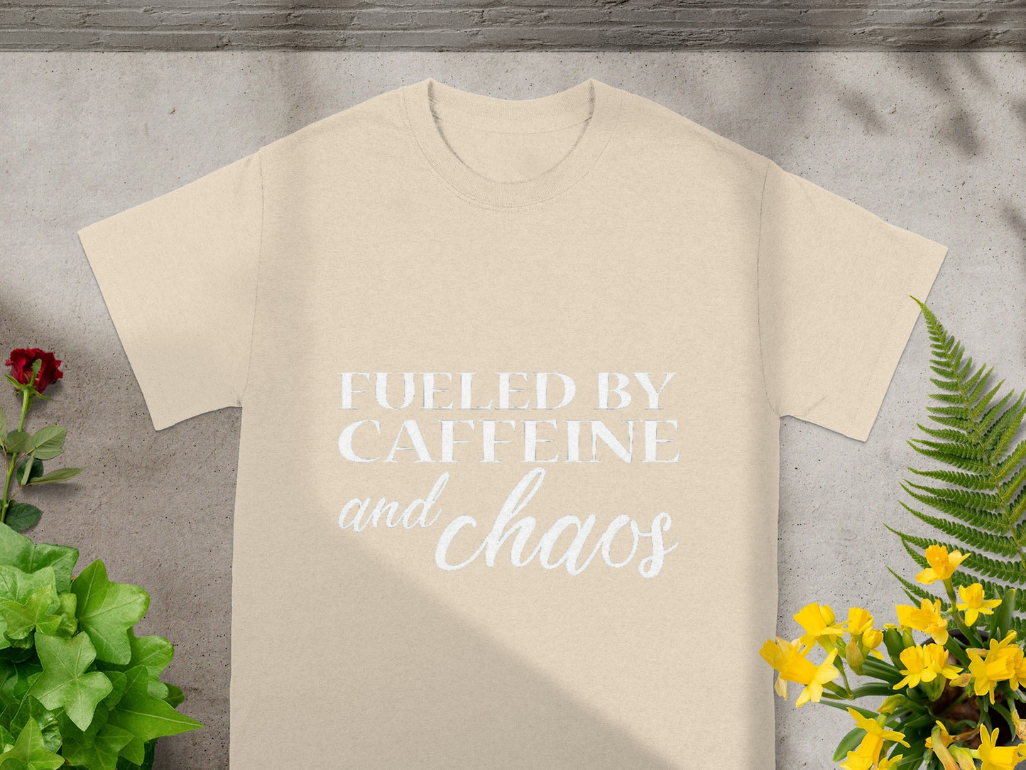 Fueled by Caffeine and Chaos Graphic Tee