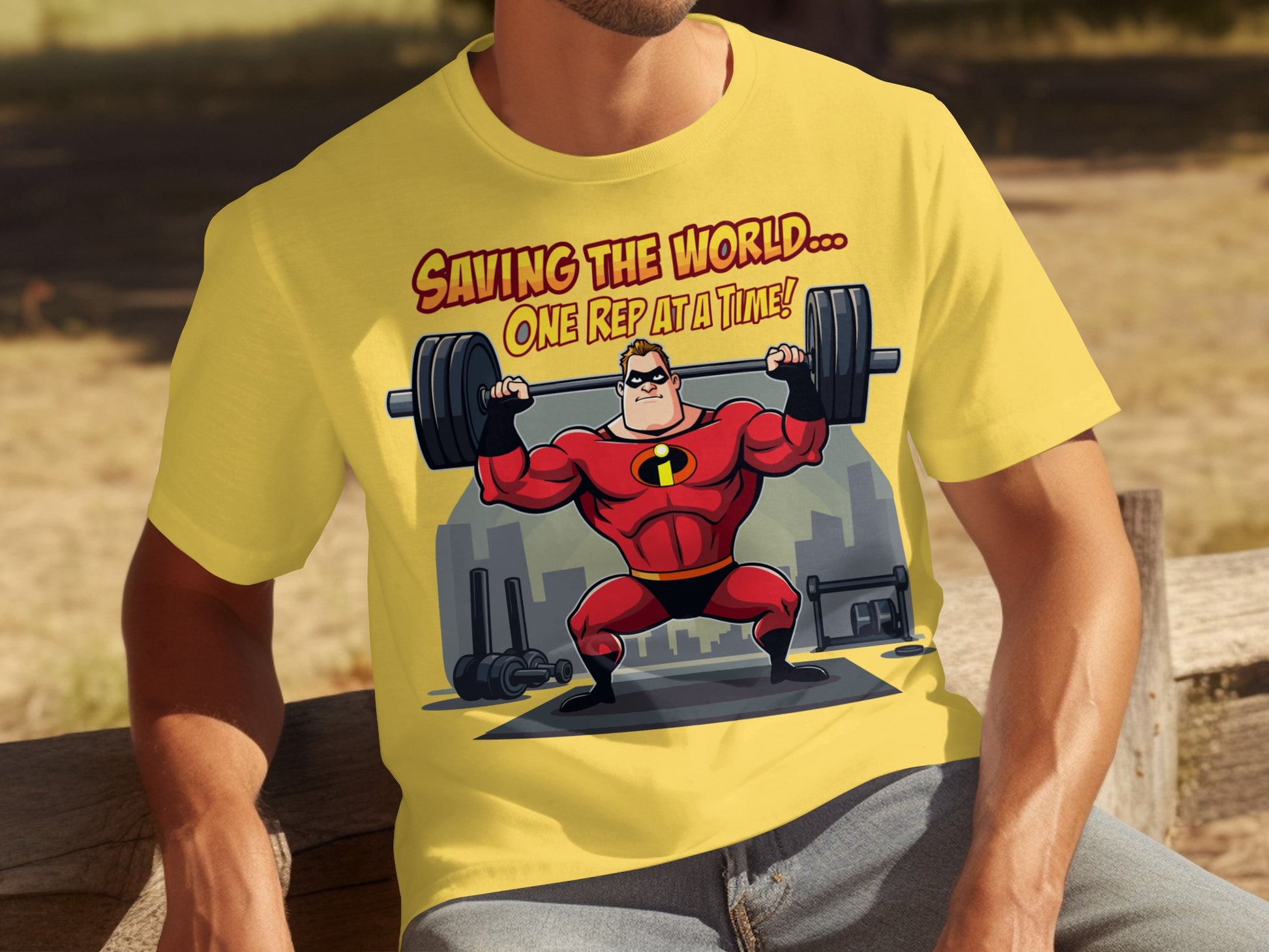 Saving The World One Rep At A Time T-Shirt