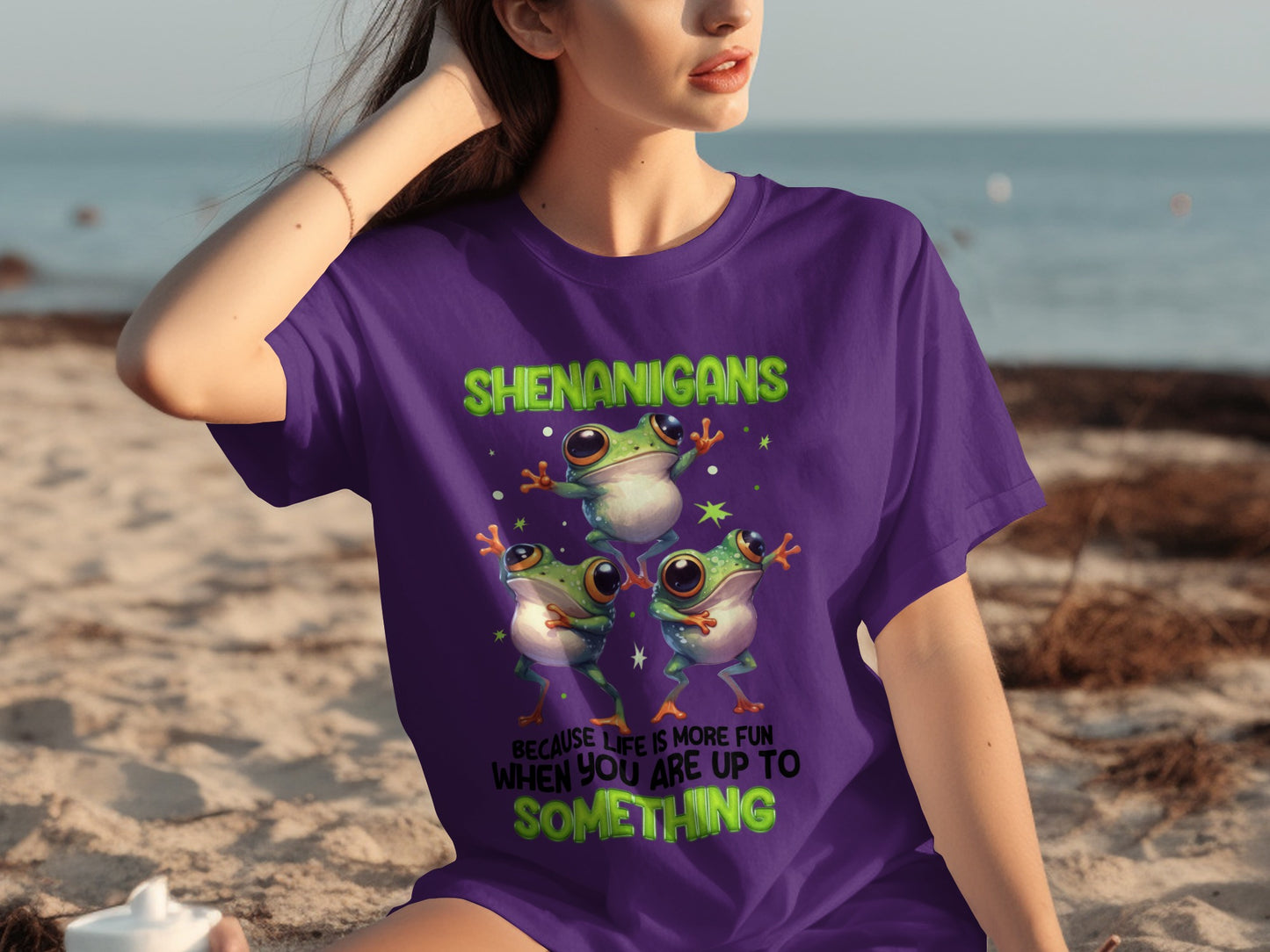 Shenanigans Because Life Is More Fun Graphic T Shirt