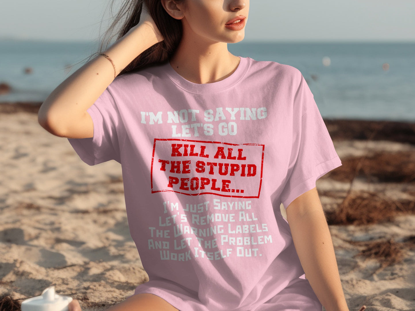 Kill All The Stupid People Funny Statement Shirt