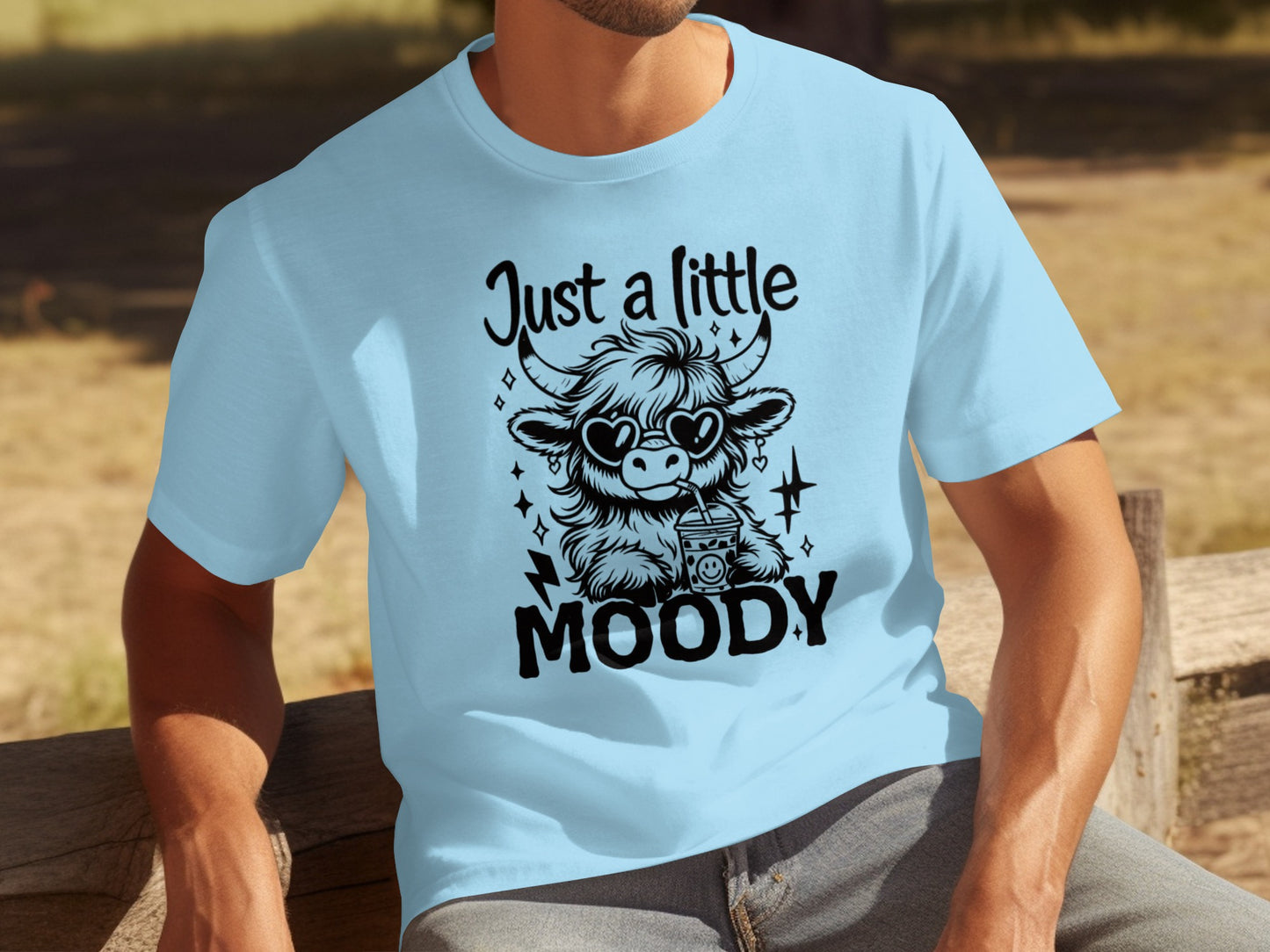 Just a Little Moody Graphic T-Shirt for Everyday Wear