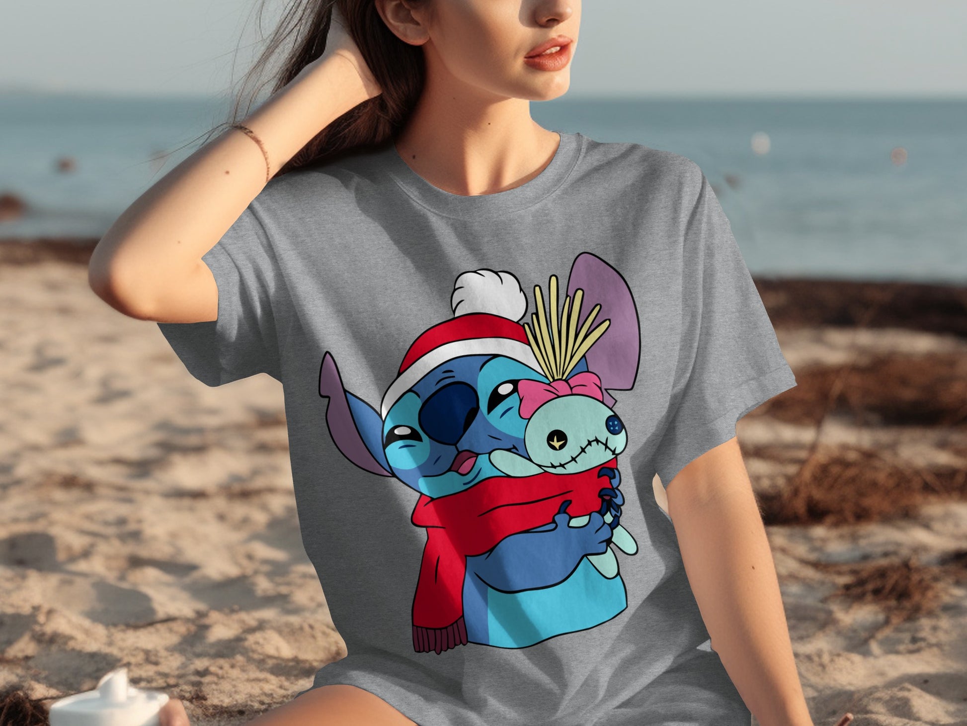 Cute Cartoon Character Embrace Holiday Edition Shirt