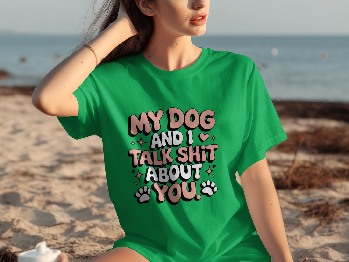 My Dog And I Talk Shit About You Graphic Tshirt
