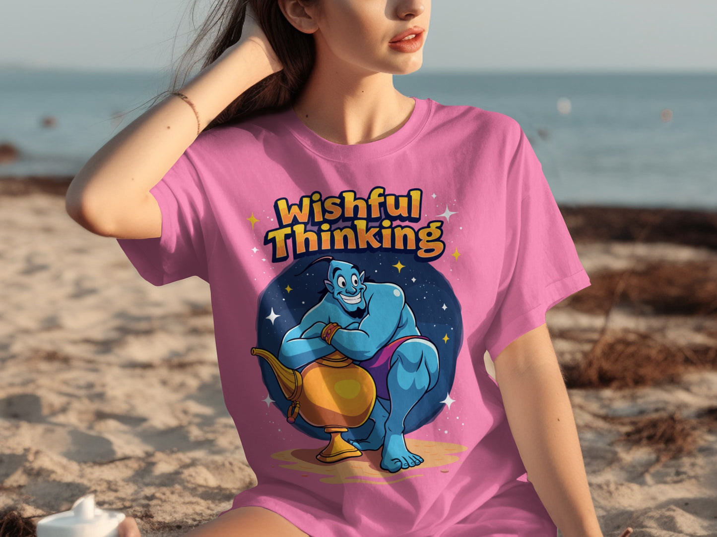 Wishful Thinking Cartoon Character Graphic T-Shirt