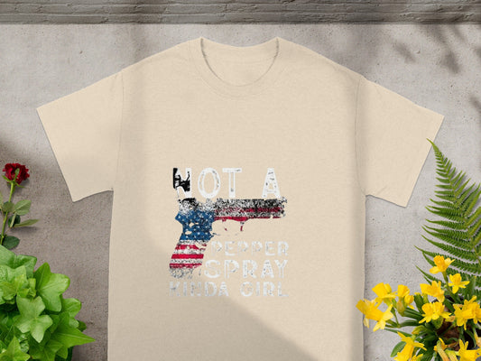 Not A Pepper Spray Kinda Girl Graphic T-shirt