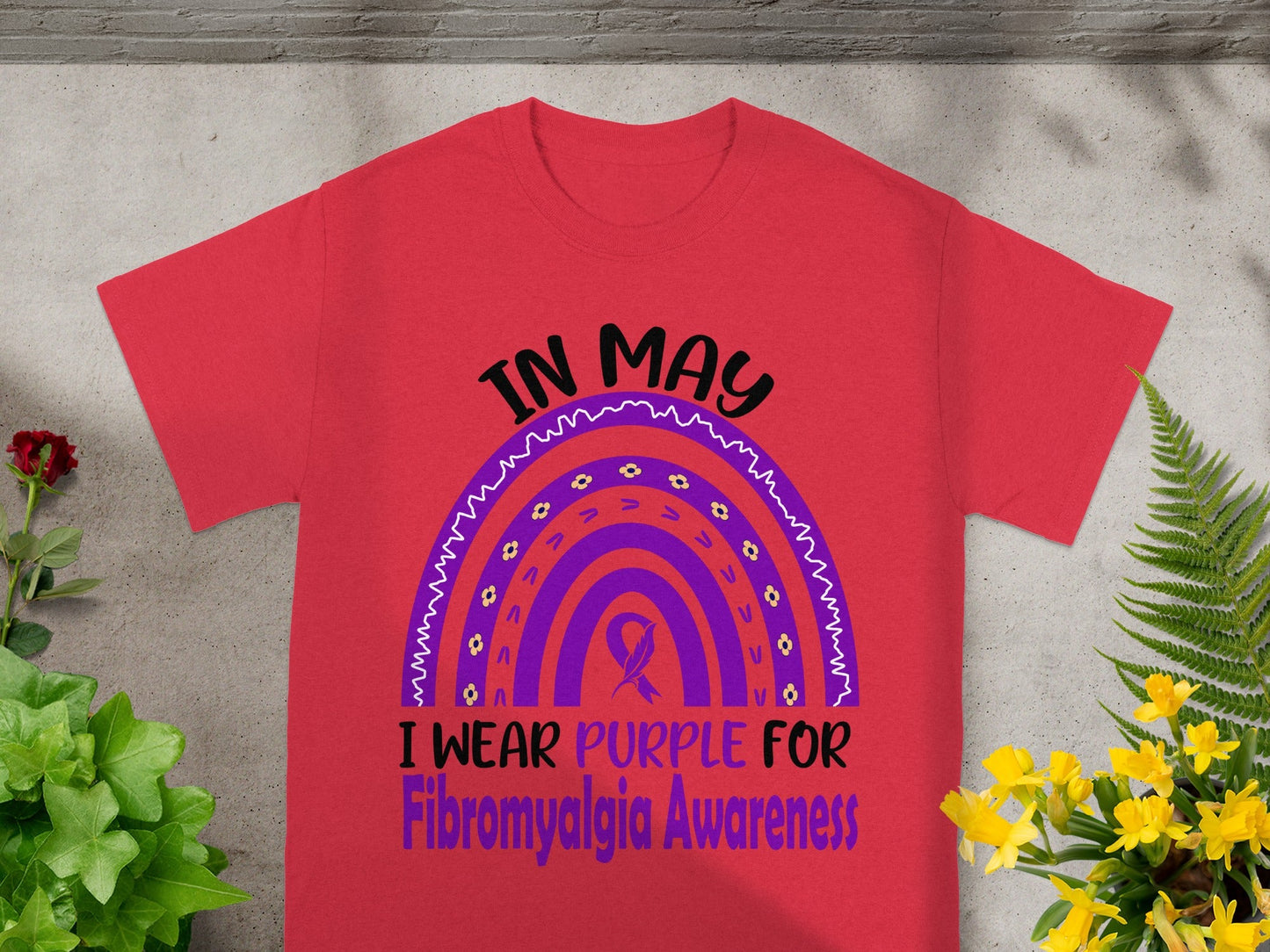 In May I Wear Purple for Fibromyalgia Awareness Shirt