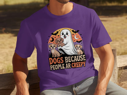 Dogs Because People Are Creepy Halloween Shirt